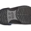 Crocs (GS) baya lemované fuzzy-strap galaktické dřeváky „Black Multi“ 207654-0C4