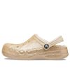 Crocs (GS) Baya lemované třpytivé dřeváky „Gold“ 207656-11S