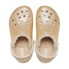 Crocs (GS) Baya lemované třpytivé dřeváky „Gold“ 207656-11S