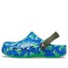 Crocs (GS) Baya potištěné dřeváky „Blue Bolt Multi“ 207657-4LB