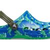 Crocs (GS) Baya potištěné dřeváky „Blue Bolt Multi“ 207657-4LB