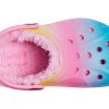 Crocs (GS) Baya potištěné lemované dřeváky „Pink Lemonade Multi“ 205888-6SO