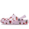 Crocs (GS) Baya sezónní potištěné dřeváky „Pink Red“ 207657-6GD