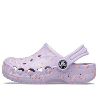 Crocs (GS) Baya sezónní tištěné dřeváky „Purple“ 206180-530