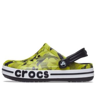 Crocs (GS) Bayaband Bubble Camo Clogs „Green Black“ 207807-0C4