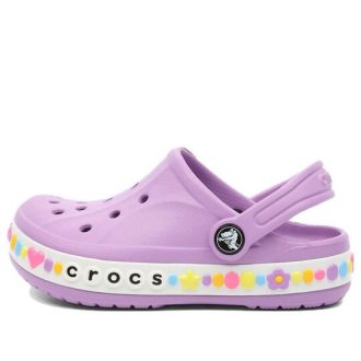 Crocs (GS) Bayaband Charm Band dřeváky „Orchid“ 208101-5PR