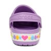 Crocs (GS) Bayaband Charm Band dřeváky „Orchid“ 208101-5PR