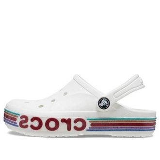 Crocs (GS) Bayaband Rainbow Glitter Clogs „White Red“ 209731-100
