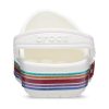 Crocs (GS) Bayaband Rainbow Glitter Clogs „White Red“ 209731-100