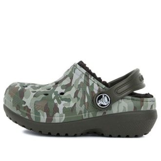 Crocs (GS) Camouflage Clogs s kulatou špičkou „Green Brown“ 204817-3R3
