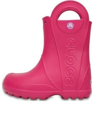 Crocs (GS) Candy Pink Handle It Rain Boots „Pink“ 12803-6X0