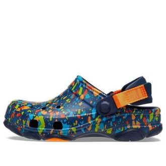 Crocs (GS) Classic All Terrain Terraz Clogs „Blue Orange Multi“ 207610-4HQ