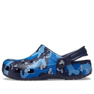Crocs (GS) Classic Camo Clogs „Blue Black“ 207594-4HQ