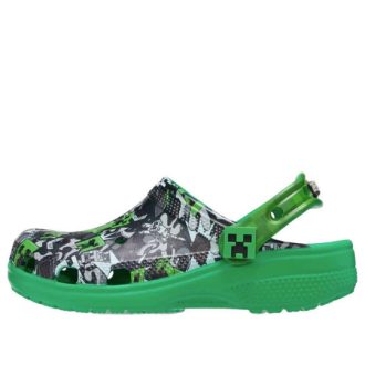Crocs (GS) Classic Clog „Minecraft Black Green“ 208320-90H