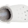 Crocs (GS) Classic Clog Stay Warm Lehké bílé šedé sandály „White Light Grey“ 205977-11H
