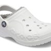 Crocs (GS) Classic Clog Stay Warm Lehké bílé šedé sandály „White Light Grey“ 205977-11H