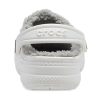 Crocs (GS) Classic Clog Stay Warm Lehké bílé šedé sandály „White Light Grey“ 205977-11H