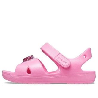 Crocs (GS) Classic Cross-Strap Charm Sandals „Pink“ 206947-669
