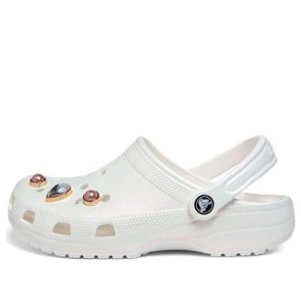 Crocs (GS) Classic Crystals Clogs „White“ 208435-100