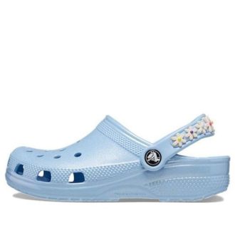Crocs (GS) Classic Daisy Chain Clogs „Blue“ 209064-4NS
