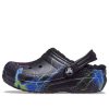 Crocs (GS) Classic Fuzz-Lined Clog „Black Lightning“ 207322-0C4