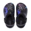 Crocs (GS) Classic Fuzz-Lined Clog „Black Lightning“ 207322-0C4