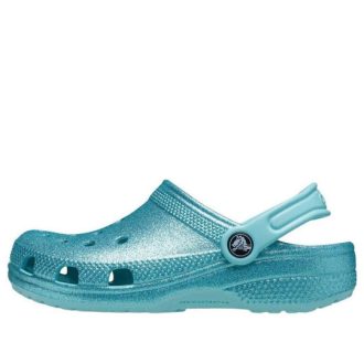 Crocs (GS) Classic Glitter Clog „Blue Teal“ 206993-4SS