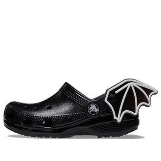 Crocs (GS) Classic I Am Bat dřeváky „Black White“ 209231
