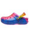 Crocs (GS) Classic Lined TieDye Graphic Clogs „Blue Pink“ 206683-6RW