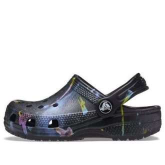 Crocs (GS) Classic Out of this World II dřeváky „Black Multi“ 206818-001