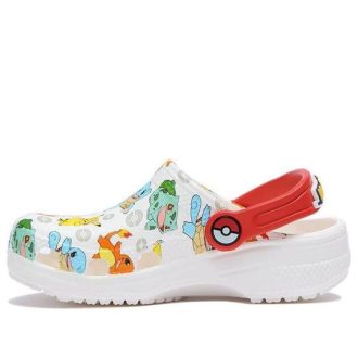 Crocs (GS) Classic Pokemon Clogs „White Red“ 207754-94S