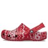 Crocs (GS) Classic sváteční svetrové dřeváky „Red White“ 209221-90H