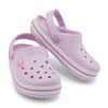 Crocs (GS) Crocband Clog „Pink White“ 207006-6GD