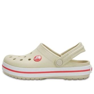 Crocs (GS) Crocband Clogs „Béžová červená“ 204537-1AS