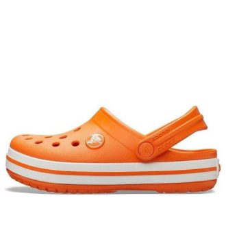 Crocs (GS) Crocband Clogs „Orange White“ 204537-810
