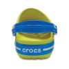 Crocs (GS) Crocband dřeváky s kulatou špičkou „Yellow Blue“ 204537-73E