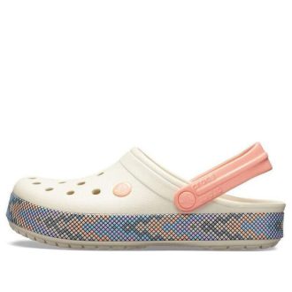 Crocs (GS) Crocband Gallery Clogs „White Pink“ 205166-1AS