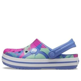 Crocs (GS) Crocband Graphic Clogs „Blue Pink Green“ 206607-434
