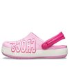 Crocs (GS) Crocband Logo Clogs „Pink White“ 205533-6I2