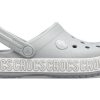 Crocs (GS) Crocband Logo Mania Clogs „Grey Silver“ 205992-00J