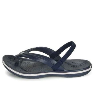 Crocs (GS) Crocband páskové sandály „Navy Black“ 205777-410