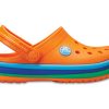 Crocs (GS) Crocband Rainbow Band dřeváky „Orange Blue“ 205205-80O