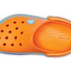 Crocs (GS) Crocband Rainbow Band dřeváky „Orange Blue“ 205205-80O