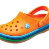Crocs (GS) Crocband Rainbow Band dřeváky „Orange Blue“ 205205-80O