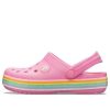 Crocs (GS) Crocband Rainbow Glitter Clogs „Pink“ 206151-669