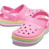 Crocs (GS) Crocband Rainbow Glitter Clogs „Pink“ 206151-669
