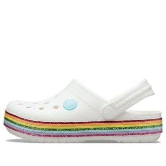 Crocs (GS) Crocband Rainbow Shoes „White Multi“ 206751-100