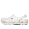 Crocs (GS) Crocband strečový náhrdelník Clog „White Multi“ 208269-94S