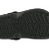 Crocs (GS) Dětské klasické lemované dřeváky „Black“ 207010-060