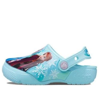 Crocs (GS) Fun Lab Dřeváky Disney Frozen II „Sky Blue“ 207465-03